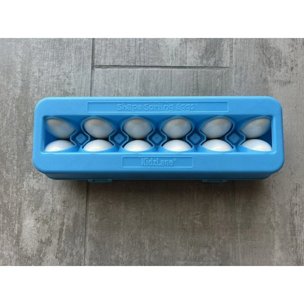 Sorting & Matching Educational Egg Toy Montessori Learning Baby Toddler Play